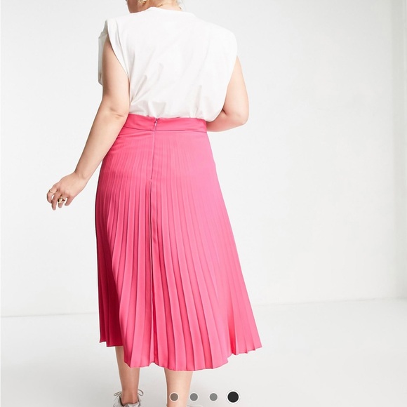 Pink River Island pleated Skirt - Picture 3 of 5